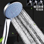 outlet 3 Mode Silicone Nozzle Shower Head HandHold Rainfall Jet Spray High pressure Powerful Shower