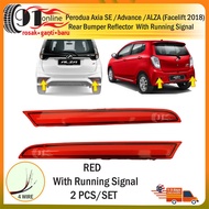 PERODUA AXIA SE / ADVANCE / ALZA (FACELIFT 2018) REAR BUMPER LED REFLECTOR / LIGHT BAR LAMP WITH SIGNAL RUNNING LIGHT