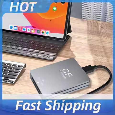 2 in 1 CFexpress Type B&SD Card Reader Cardreader Adapter with USB C To USB C/A Cable Support for An