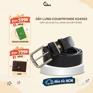 Country Hide H24002 Belt - Full-Grain Cowhide with Classic High Quality Design