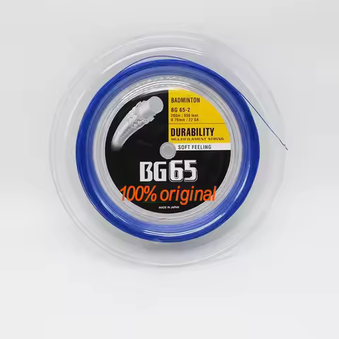Brand new unopend 100% Original 200m BG65/BG65ti/BG80/BG66UM Badminton Racket Strings
