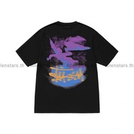 STUSSY FALLEN ANGEL T-SHIRT BLACK