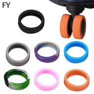 FY- 8PCS Luggage Wheels Protector Silicone Wheels Caster Shoes Travel Luggage Suitcase Reduce Noise 