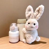 Cold And Hot Water Bottle Starbucks Stainless steel tumbler with hugging rabbit sling bag 375ml