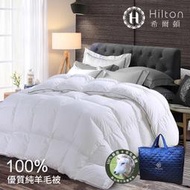 【Hilton希爾頓】五星級優質3kg喀什米爾100%純小羔羊毛被B0883-H30