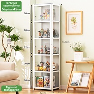 Mainan Lemari Display/Lemari Pajangan Kaca/pameran Model Mainan/kayu Serbaguna Lemari/Akrilik Kaca L