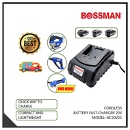 BOSSMAN BC20V25 20V BATTERY FAST-CHARGER 20V MAX POWER SWITCH