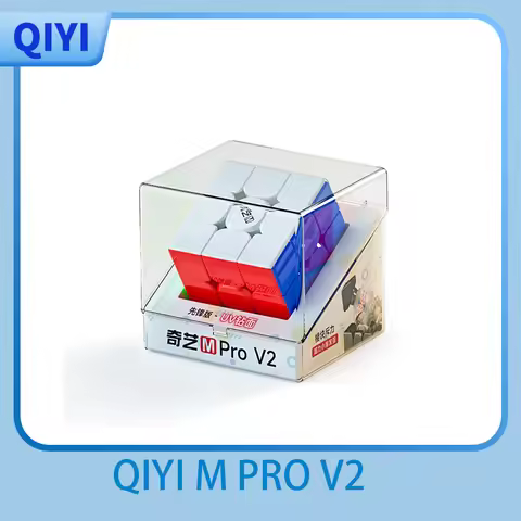 [JudyCube] QiYi M Pro V2 Pioneer UV 3X3 Magnetic Magic Cube Speed Cube Fidget Toys Qiyi 3x3 M pro fl