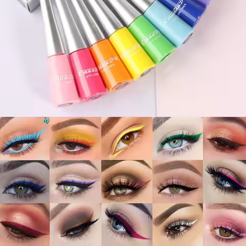Eyeliner Waterproof Cosmetics for Women Female Makeup Korean Make Up Tool Shadow of Eyes Eye Liner E