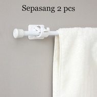 GANTUNGAN Multifunctional Socket Hanger Clip bracket, Drillless Hanger Socket, Flexible Pole bracket