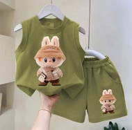 COD SETELAN BAJU ANAK LEKBONG LABUBU VIRAL 1-5TAHUN