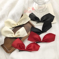 Special price lowknot bow hairpin cute hairpin hairpin Stylish Black Milk Velvet Side Bow Hairpin