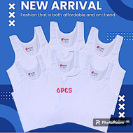 3pcs or 6pcs KENTUCKY White Sando For Kids boys 1 to 14 Years Old KENTUCKY ORIGINAL PLAIN SANDO
