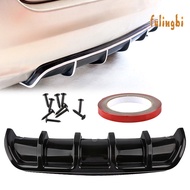 (fulingbi)Bumper Guard Replaceable Easy Installation Universal Car Rear Bumper Diffuser for Auto