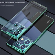 Ultra-thin Plating Silicone TPU Case For Infinix Zero 30 5G Electroplating Transparent Shockproof Co