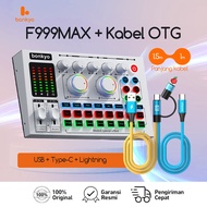 Bonkyo F999MAX Sound card + OTG cable live broadcast equipment Live broadcast Sound card Bluetooth m