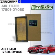AIR FILTER for Mirage G4 2012 - 2018 and Vios SUPERMAN 2013 - 2018 ( 17801-0Y050 ) 4x4b