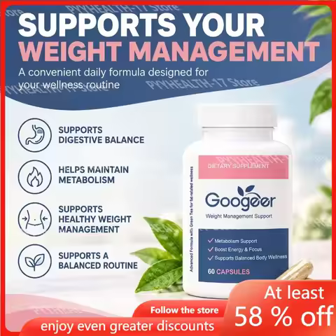 Weight Management Support Capsules with Guarana Seed Extract To Boost Energy & Focus and Metabolism