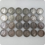 Ancient Crafts American Barber 1892-1915 Full Set P Version 24 Pieces Silver Dollar Commemorative Co