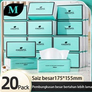 [20Pack ] Tiffany Blue SUPER BALOI Cheerful Facial Tissue Soft pack baby Tissue Toilet Paper 4-ply t
