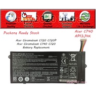 Acer Chromebook C720 C720P C740 C720-2844  AP13J3K AP13J4K  Laptop Battery Replacement Puchong Ready