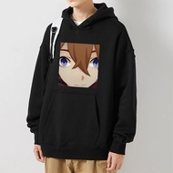 Genshin Impact Hoodies Anime Game Tartaglia Face Memes Streetwear Men Sweatshirt Hoodie Tee
