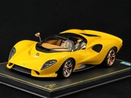 1/18 Peako Model De Tomaso P72 2024 in Yellow