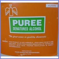 ۩ ☀ ☺ PUREE DENATURED ALCOHOL 1 GALLON (4 LITERS) PANLINIS PANGINIT NG ULAM, PANG DENTAL AT MEDICAL