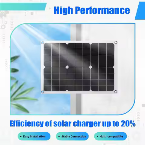 A12E-20W 18V Monocrystalline Solar Photovoltaic Panel Environmentally Friendly Portable Solar Chargi