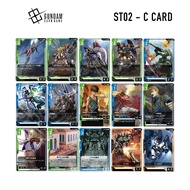 [Gundam Card Game] Wings of Advance ST02- C cards /ST02-002/ST02-010/ST02-011/ST02-016/ST02-013/Gund