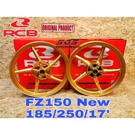 Yamaha FZ150 New SP522 RCB Sport Rim 250/350/17' Racing Boy185/250/17' FZ FZ150i Vixion Black Gold R