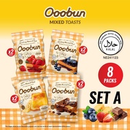 【Fast shipping】Ooobun Mixed Flavoured Toast Set A- 8pcs 4 flavor