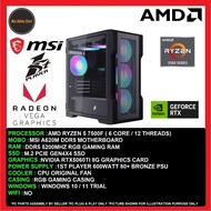 PC Desktop AMD Ryzen 5 7500F/32GB/1TB SSD/RTX5060TI 8GB/600W