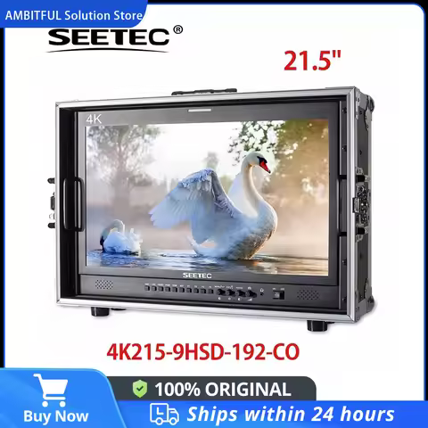 Seetec 21.5" Monitor 4K215-9HSD-192-CO IPS Full HD 1920x1080 Carry-on Broadcast with 3G-SDI HDMI AV 