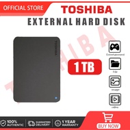 Toshiba external harddisk 2tb ฮาร์ดดิสพกพา  hdd 2tb usb3.0 2.5" ฮาร์ดดิสก์ ฮาร์ดดิสก์ความเร็วสูง เอท