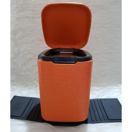 Car Trash Can, Car Trash Box, Car Dustbin, Universal Car Dustbin, Vein Pattern ORANGE