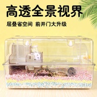 hamster cage rumah hamster hamster house Hamster Cage Acrylic Transparent Oversized Golden Bear Delu
