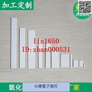 ^量大優惠^滿400出貨無孔氧化鋁散熱片耐高溫2*25*0.6/1mm導熱絕緣片氧化鋁陶瓷基板