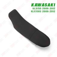 Seat Leather Passenger Rear Seat Pillon Cover Motorcycle For KAWASAKI KLX150 KLX150S 2009-2012