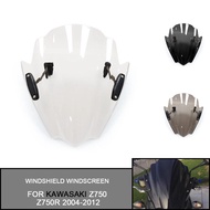 For Kawasaki Z750 Z750R 2004-2012 2011 2010 2009 2008 Motorcycle Universal Motorcycle Windshield Win