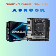 ASRock B550M-ITX/ac Mini-ITX Motherboard for AMD Ryzen 5000 Series (Socket AM4) -  Japanese Import.