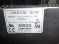 NEMIC-LAMBDA 電源供應器JWS100-24/R JWS100-3/RA-- 3.3V---20A (D1)