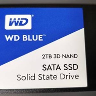 WD Western digital 2TB 3D NAND固態硬盤SSD2.5吋