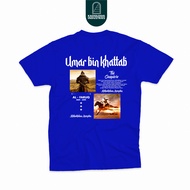 Kaos Dakwah Umar Bin Khattab The Conqueror Sabahat Nabi Khalifah Santri Muslim Sejarah Islam Distro