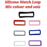 Watch Band Loop Silicone 16mm to 22mm