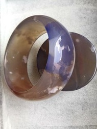 🌸紫櫻花瑪瑙手鐲 60.6圈口