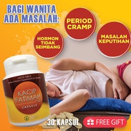 Kacip Fatimah Capsule Plus  - ( 30 Biji ) Mengetat Miss V | Melangsing Badan | Ubat Kurus | Senguggut | Keputihan | Jamu Wanita | Manjakani | Payudara Montok | Jamu Gadis |  Serapat Plus | Jamu Perapat | Jamu Kurus - Free Gift