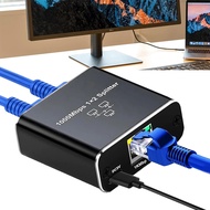 1000Mbps 1-in-4 Gigabit Ethernet Adapter RJ45 Splitter Cat 6/7/8 Switch for PC/Laptop/TV Box/Router