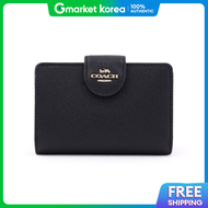 Coach | กระเปาสตางคหนงแททรงแขง รน 6390IMBLK