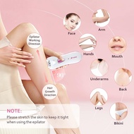 Epilator Smooth Glide Epilator for Women Face Rechargeable Epilator for Women Facial Epilator Hair R